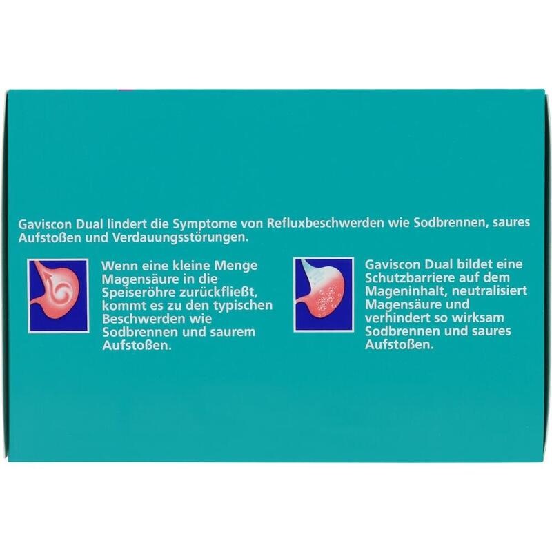 GAVISCON Dual 500mg/213mg/325mg Susp.z.Einn.Btl.